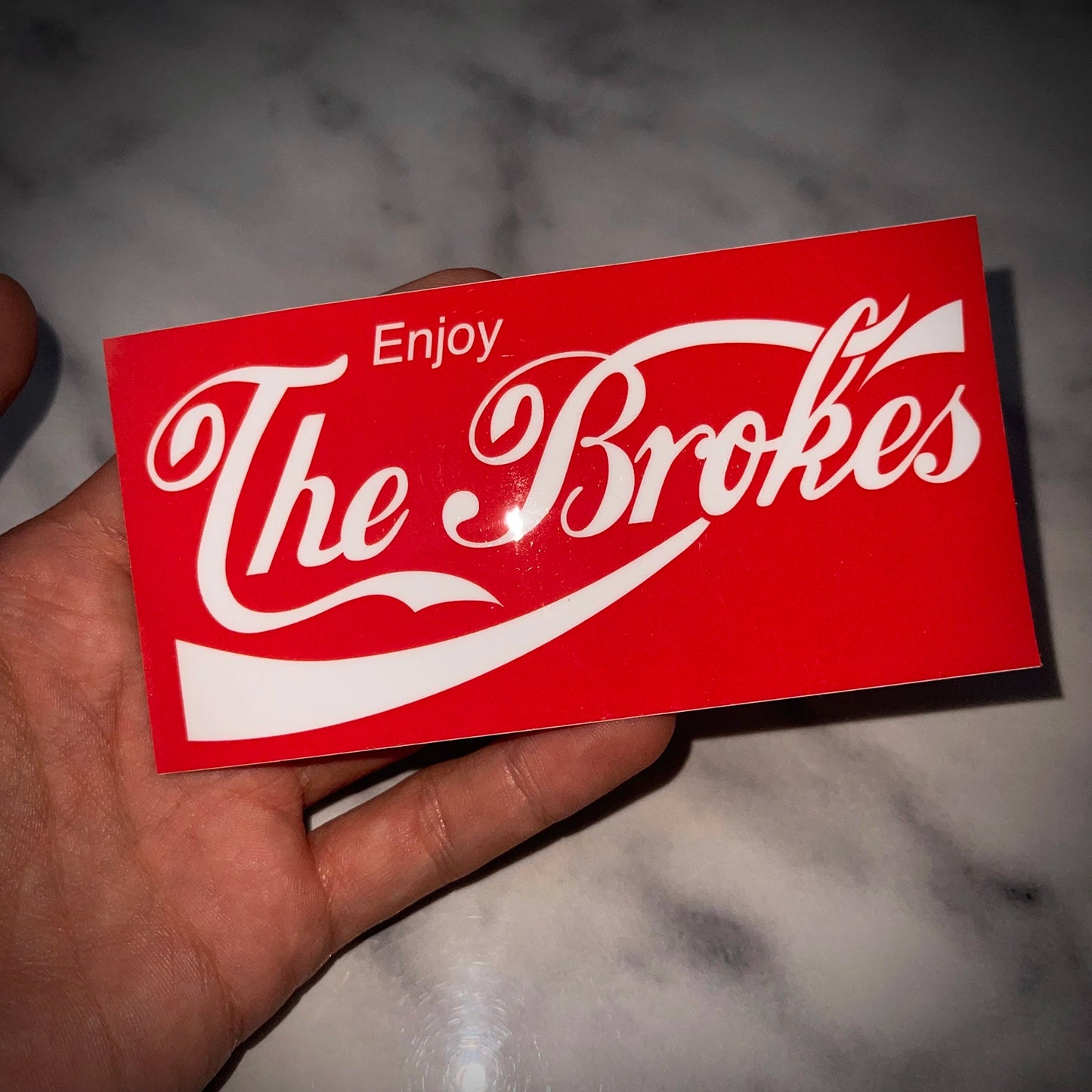Broca-Cola Sticker