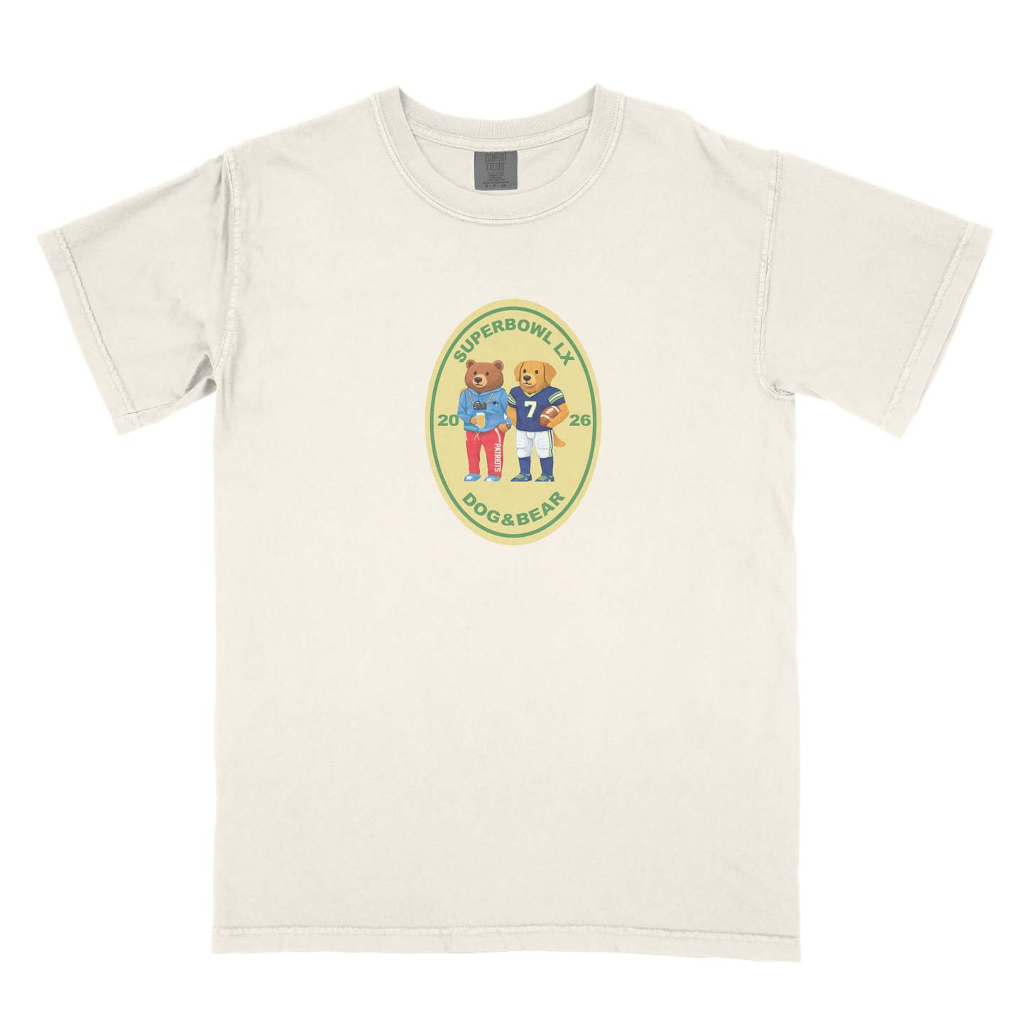 DOG & BEAR SUPERBOWL 2026- IVORY