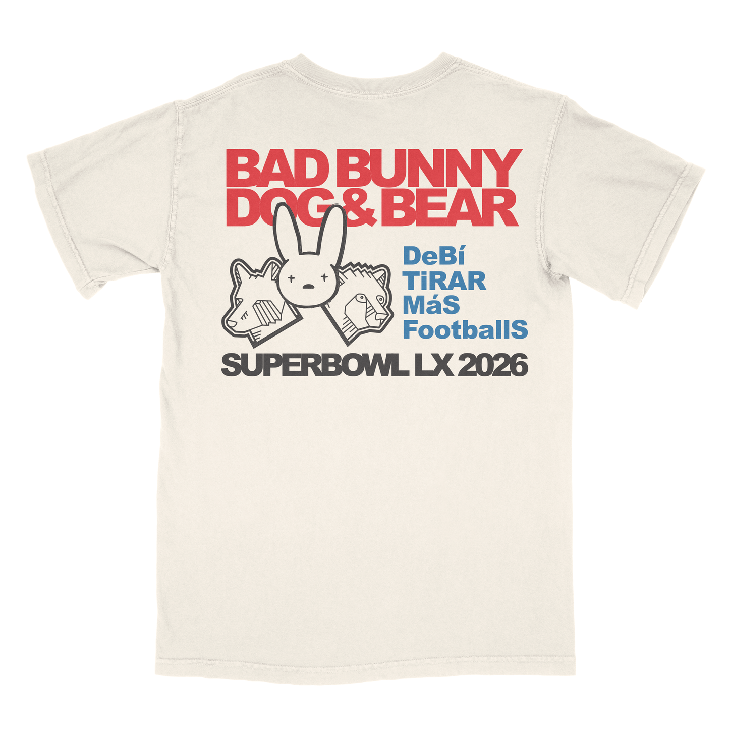 DOG & BEAR SUPERBOWL 2026- IVORY