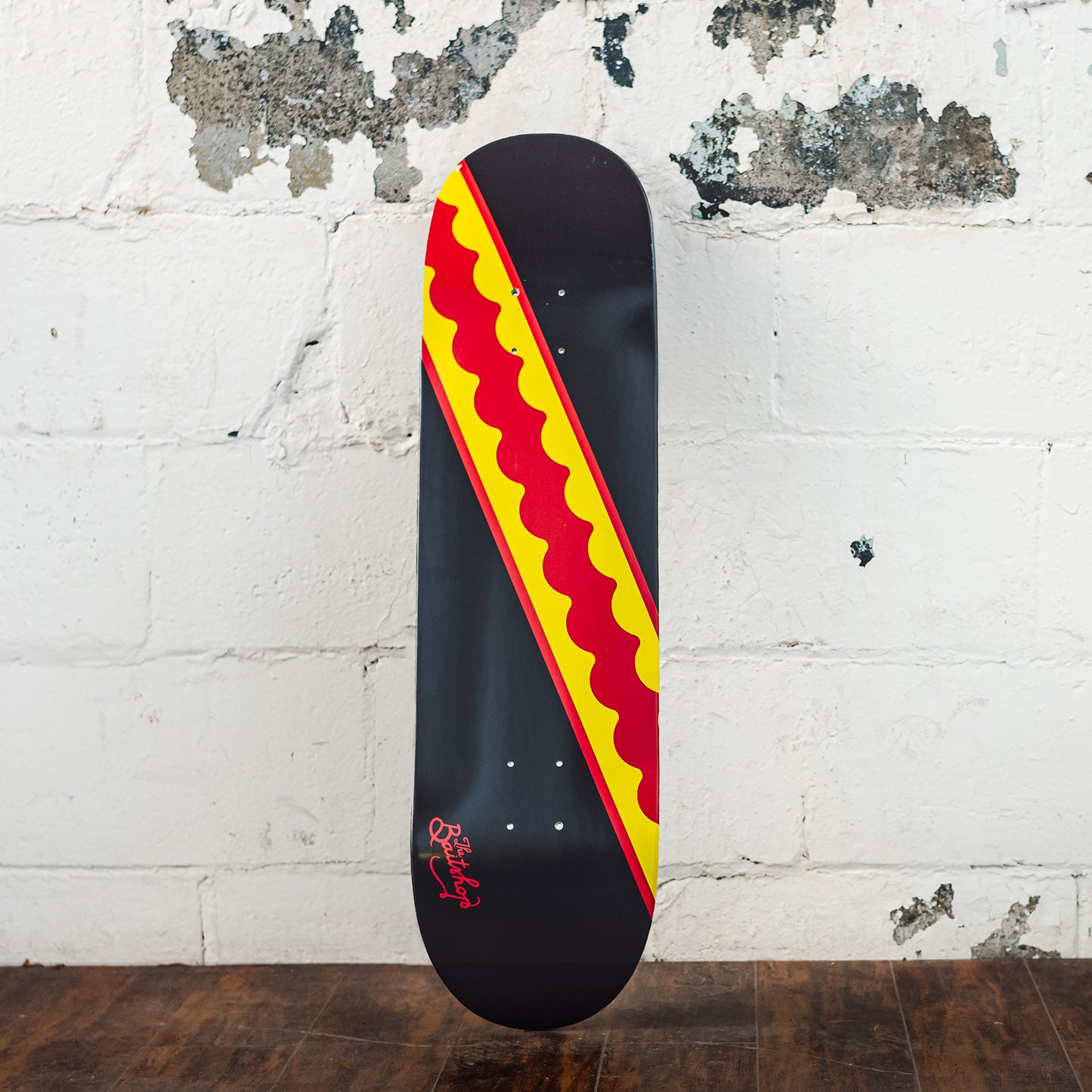 Yellow Stripe Skateboard